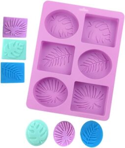 As melhores formas de silicone para sabonete artesanal 6 Molde Forma Silicone Sabonete Artesanal 6 Folha S20