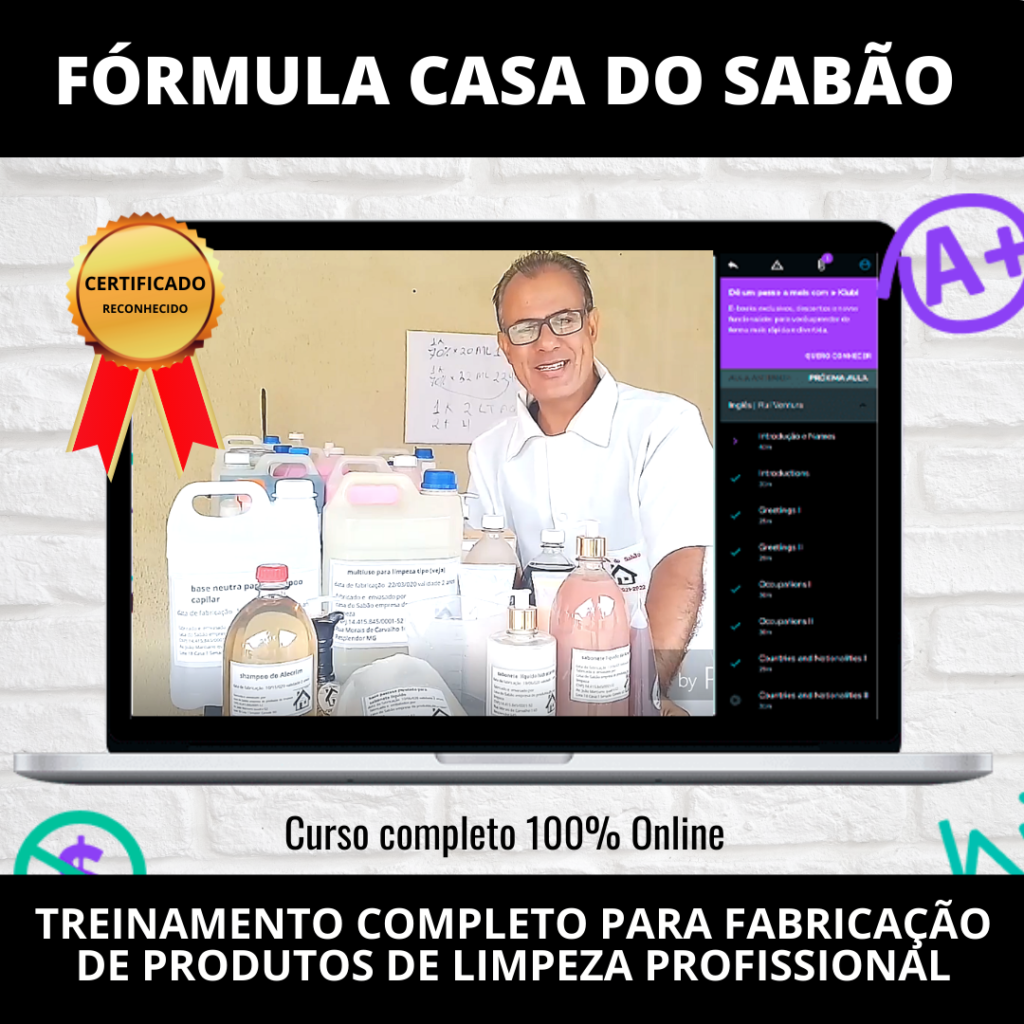 Curso Fórmula do Sabão