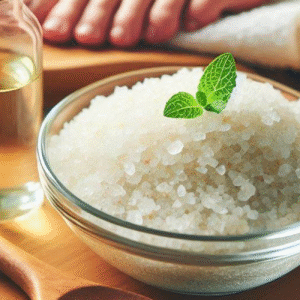 Esfoliante de Sal Grosso com Tea Tree para os Pés