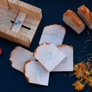 Sabonete de Sal Com Aloe Vera, Seda e Beterraba