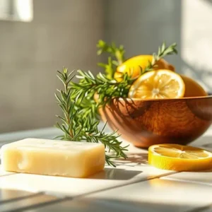 Banho Energizante com Sabonete de Alecrim e Limão — Receita Fácil e Poderosa