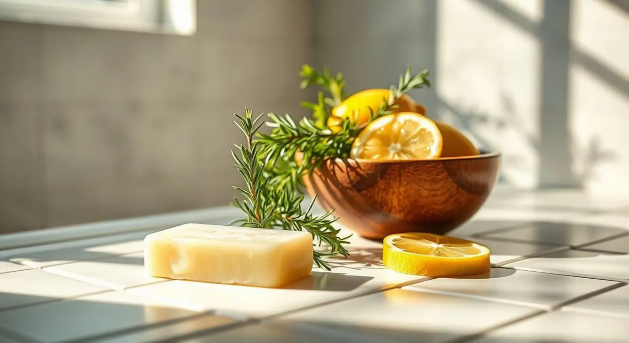 Banho Energizante com Sabonete de Alecrim e Limão — Receita Fácil e Poderosa