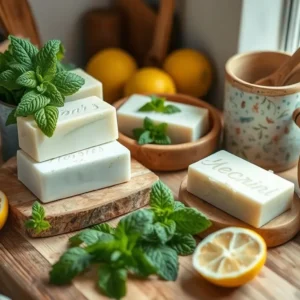 Como Fazer Sabonete Refrescante com Hortelã e Limão para Sua Pele e Mente