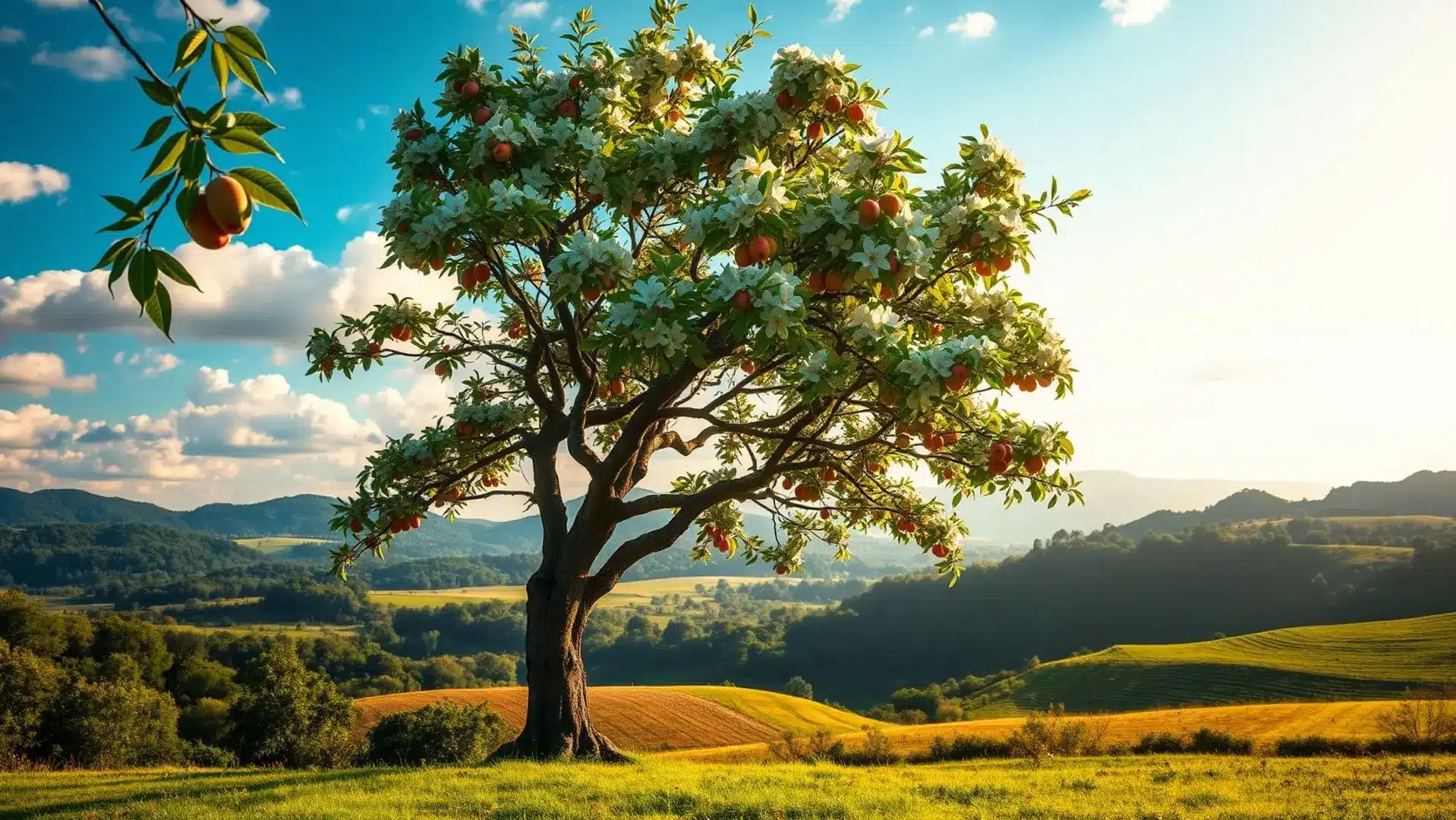 A árvore que floresce sozinha e guarda fruto cheio de sentido