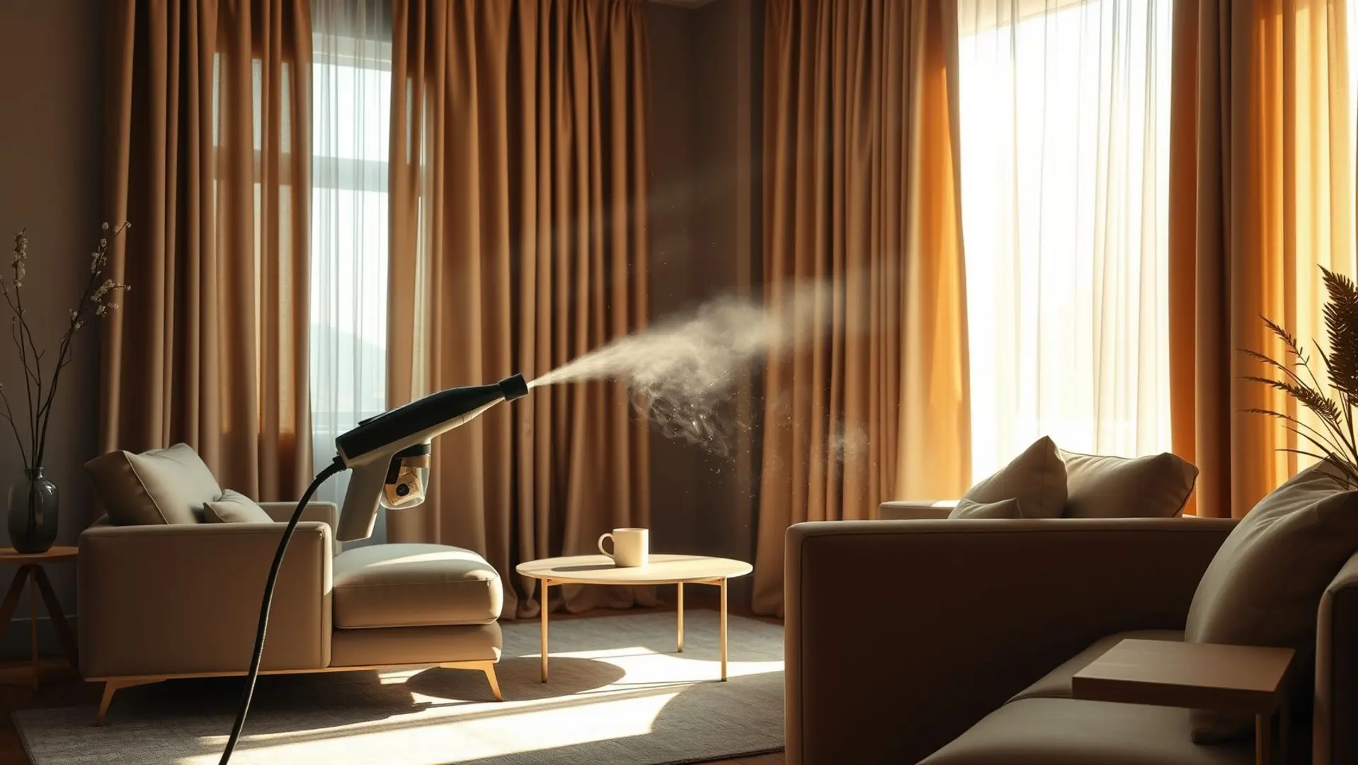 Como higienizar cortinas sem precisar tirá-las do suporte