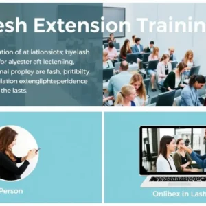 Curso presencial ou online: qual o melhor para aprender extensão de cílios?