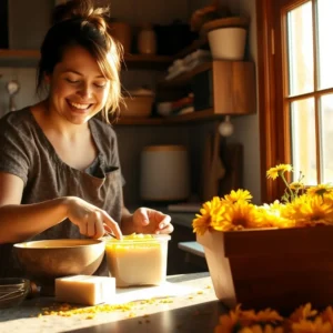 Receita Simples de Sabonete de Calêndula: Suavidade e Hidratação Natural