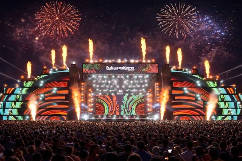 Lollapalooza Brasil 2026: Palco Perry’s ganha visual futurista e line-up eletrônico e urbano de peso