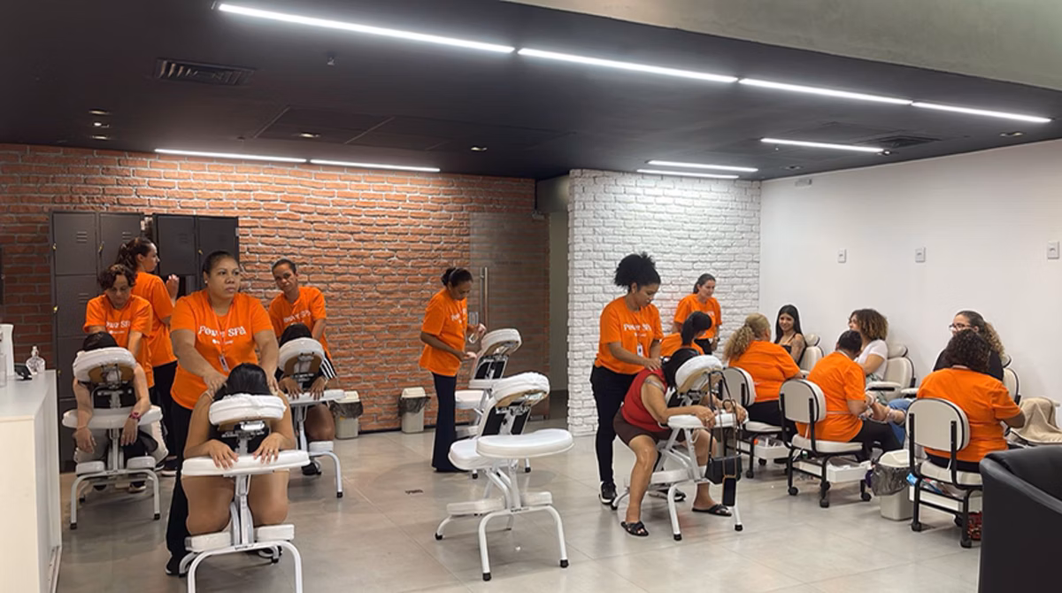 ItaúPower Shopping oferece dias de relaxamento com massagem e spa dos pés gratuitos para celebrar o Mês da Mulher