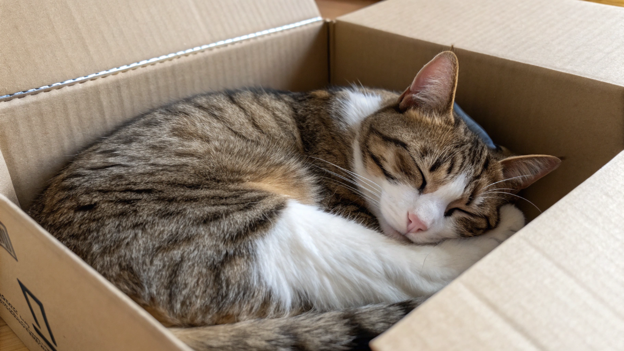 Por Que Gatos Amam Caixas? Entenda o Instinto Que Garante o Bem-Estar do Seu Felino