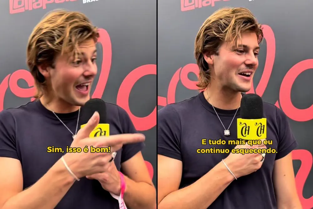 Ruel se derrete por culinária brasileira e dá spoiler de novo álbum no Lollapalooza